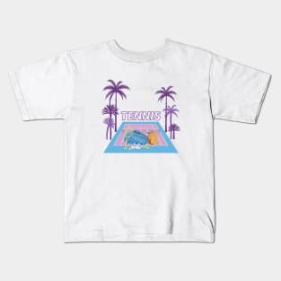 Tennis court Kids T-Shirt